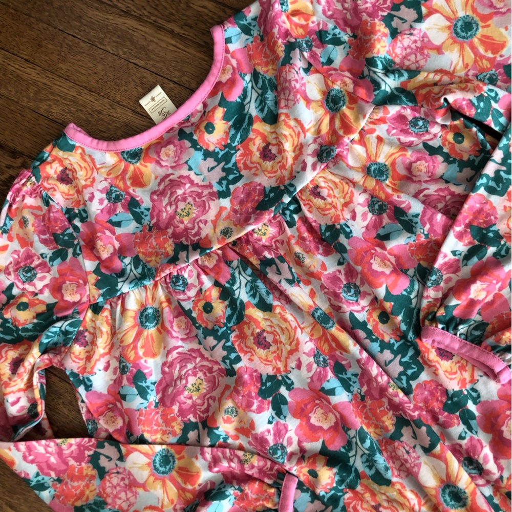 BEAUTIFUL Matilda Jane girls pink floral nightgown size 10 - Picture 6 of 8
